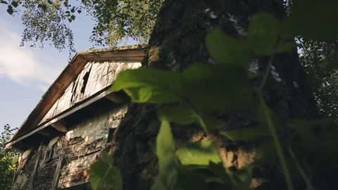 Destroyed homes by war turned into a pile of garbage Stock Footage 77065472