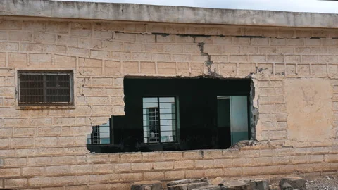 Destroyed house by Isis in bomb attacks. November 10, 2017, Mosul, Iraq. Stock Footage 158378523