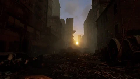 Destroyed Houses After A Rocket Attack On The City Stock Footage 310606681