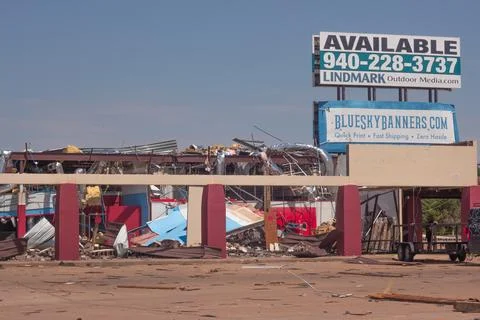 Destroyed plaza Stock Photos