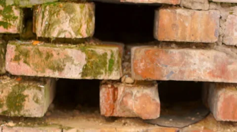 Destroyed by time and war buildings (16) Video stock 48632948