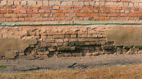 Destroyed by time and war buildings (22) 库存影片 48632989