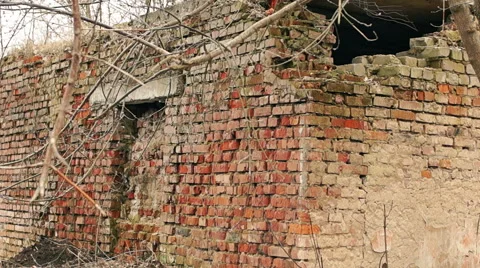 Destroyed by time and war buildings (27) Video stock 48633030