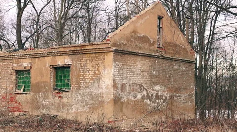 Destroyed by time and war buildings (37) Video stock 48633110