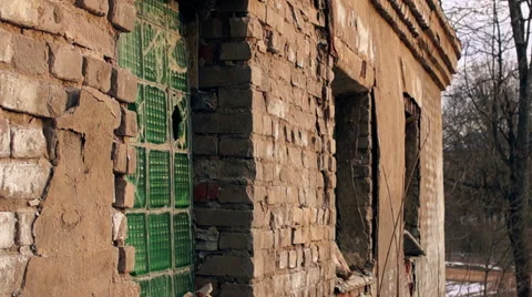 Destroyed by time and war buildings (44) Video stock 48633146