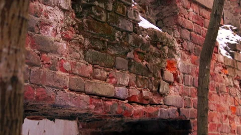 Destroyed by time and war buildings (62) Video stock 48633332