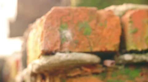 Destroyed by time and war buildings (74) Stock Footage 48633374