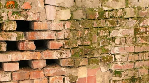 Destroyed by time and war buildings (12) Video stock 48633783