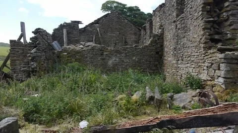 Destroyed wall Stock Footage 313530046