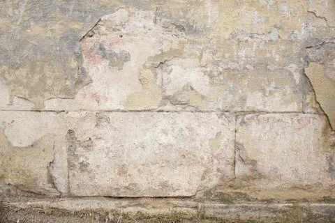 Destroyed wall. Stock Photos