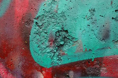 Destroyed wall. Stock Photos