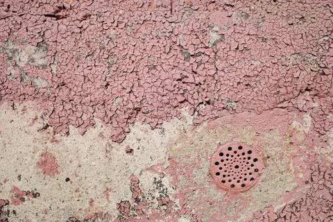 Destroyed wall. Stock Photos