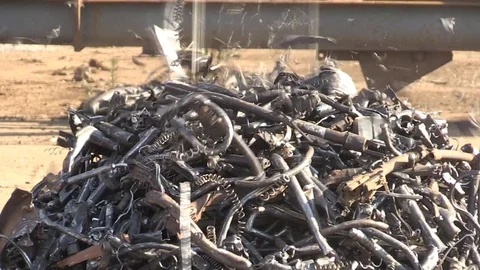 Destroyed weapons Stock Footage 83196227