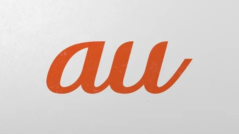 Destroying wall with painted logo of au. Crisis related editorial 3D animation Stock Footage 111897067