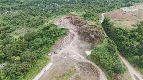 Destruction of forests for progress Video stock 324828579