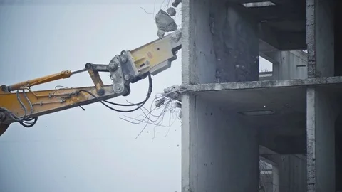 Destruction of homes Stock Footage 72114202