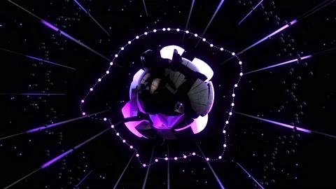 Destruction of the sphere Stock Footage 228745875