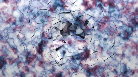 Destruction of stone surface Stock Footage 156741047