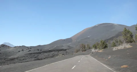 Destruction Volcano in La Palma Stock Footage 202067351