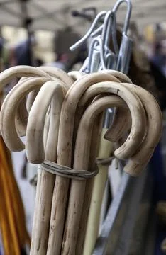 Detail of accessory for walking for the elderly Stock Photos