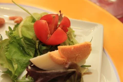 Detail of a appetizer Stock Photos