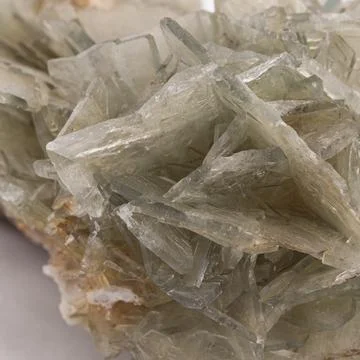 Detail of baryte mineral sample Stock Photos