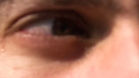 Detail of a blinking eye Stock Footage 71558779