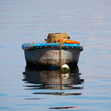Detail of a boat in havana bay Stock Photos