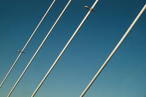 Detail of a bridge abstract background. view on the bridge part Stock Photos