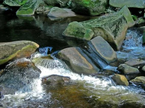 Detail of brook Stock Photos
