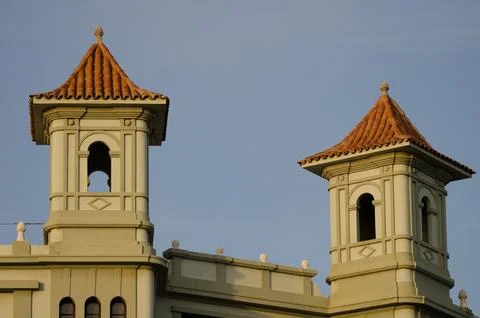 Detail of a building. Stock Photos