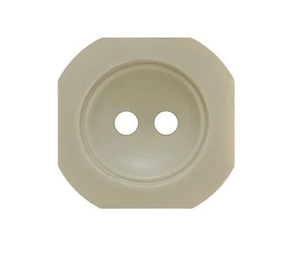 Detail of the button on white background Stock Photos