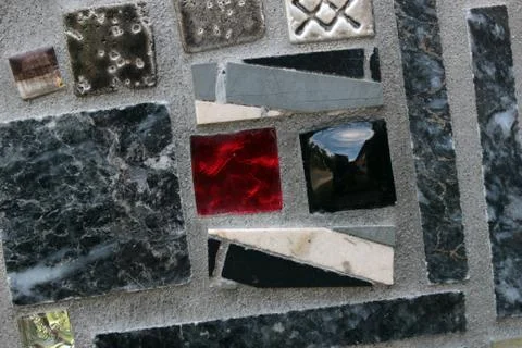 Detail ceramic glass mosaics Stock Photos
