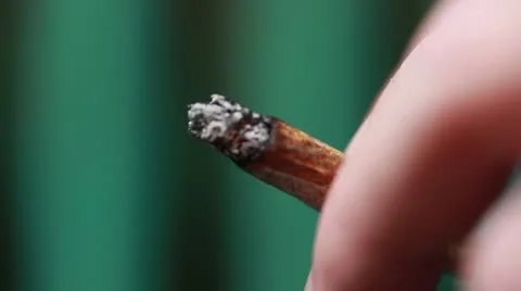 Detail of a cigarette Stock Footage 8869706