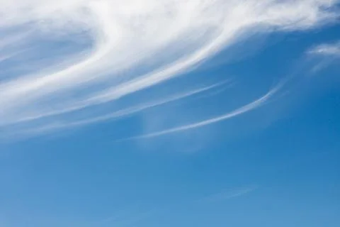 Detail of cirrus cloud Stock Photos