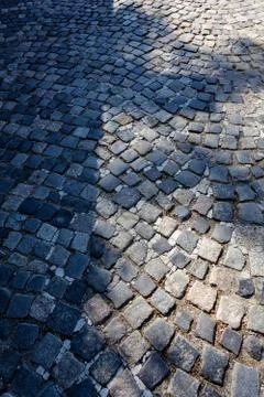 Detail of cobblestone path 스톡 사진