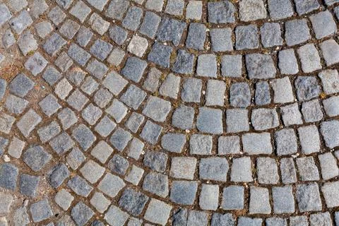 Detail of cobblestone path Foto stock