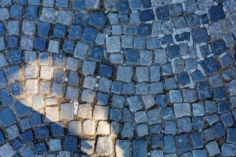 Detail of cobblestone path 스톡 사진