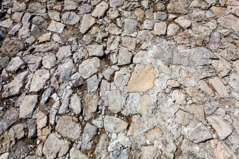 Detail of cobblestone path Stock Photos