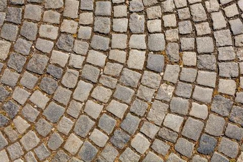Detail of cobblestone path Foto stock