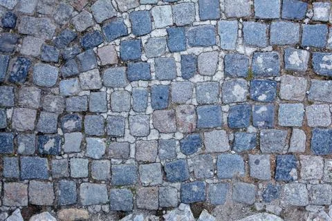 Detail of cobblestone path Stock Photos