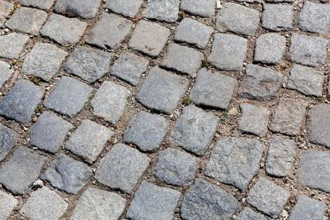 Detail of cobblestone path Foto stock