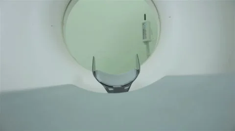 Detail of Computerized Tomography CT MRI Scanner machine Video stock 66356679