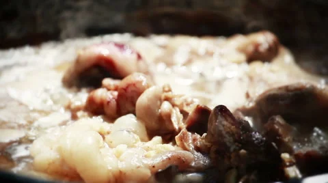Detail of cooking Stock Footage 53290914