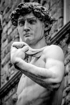 Detail of David Foto stock
