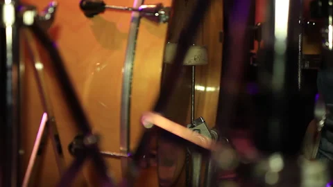 Detail of drum pedal 스톡 동영상 292990909