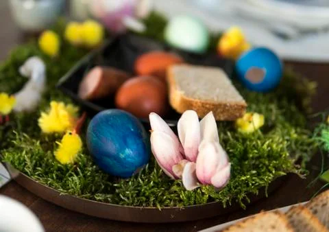 Detail of easter decoration Stock Photos