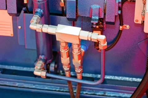 Detail of engine Foto stock