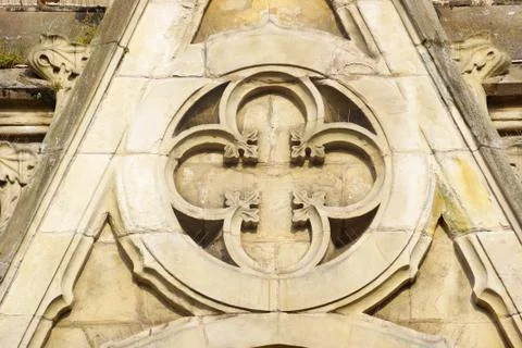 Detail of a facade Stock Photos