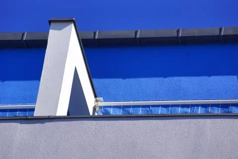 Detail of a facade  Stock Photos